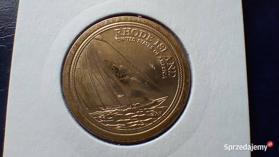 Stare monety 1 dolar 2022 Rode Island USA Lesko