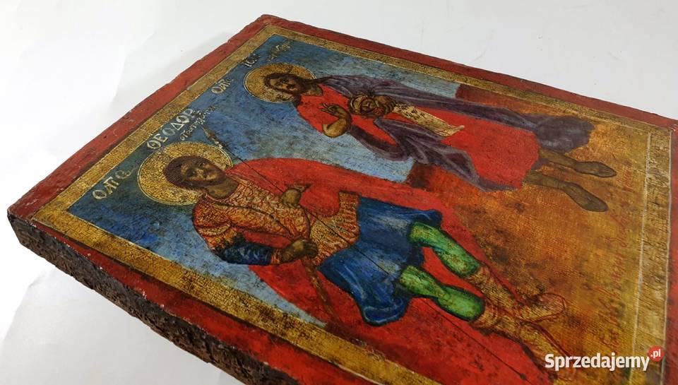 Ikona Święci Teodor i Jan Chrzciciel 0008 Warszawa