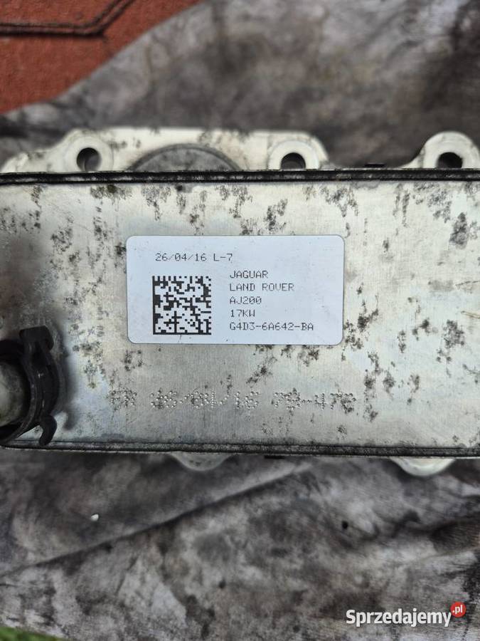 Chlodnica oleju jaguar xe 20 disel osobowe