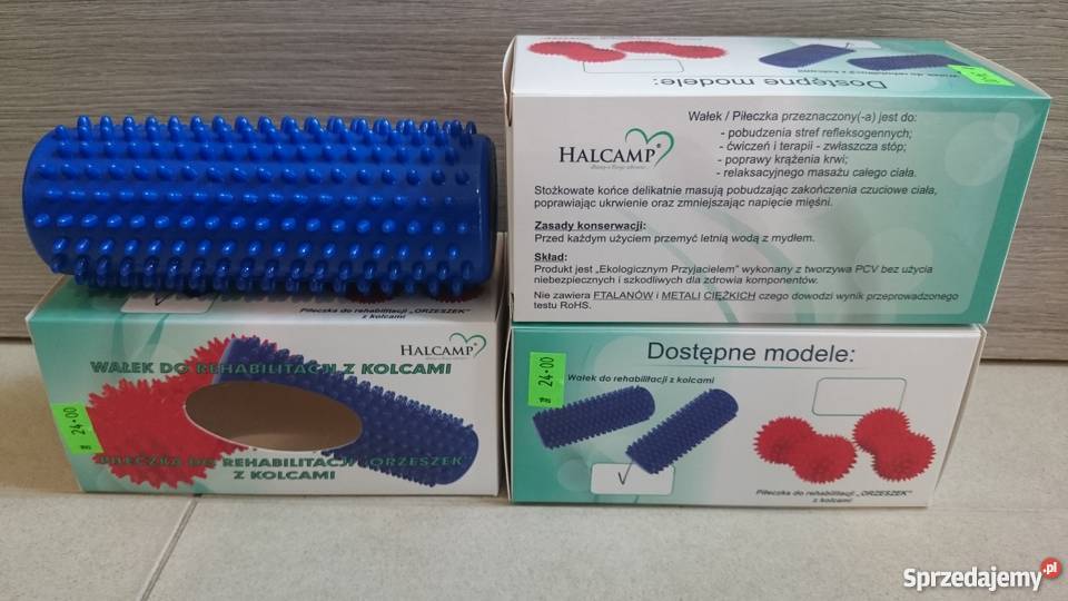 Wałek do rehabilitacjimasażu z kolcami 5 x 16 Zdrowie i Uroda Kielce