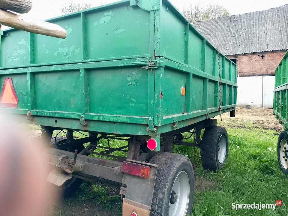 Przyczepa d47 wywrotka na 3 strony Autosan koła Przyczepy rolnicze