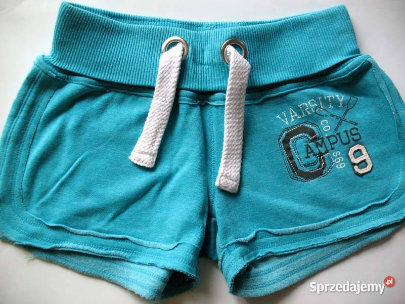 Szorty spodenki dzianina 32 XXS biodra 90 Bez wzoru mazowieckie Siedlce sprzedam