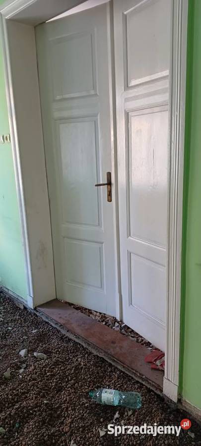 Drzwi drewniane ładne kompletne Szczecin