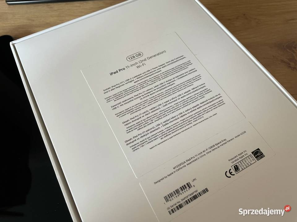 iPad Pro 11 128GB 2020 Space Gray gwarancja Jarosław