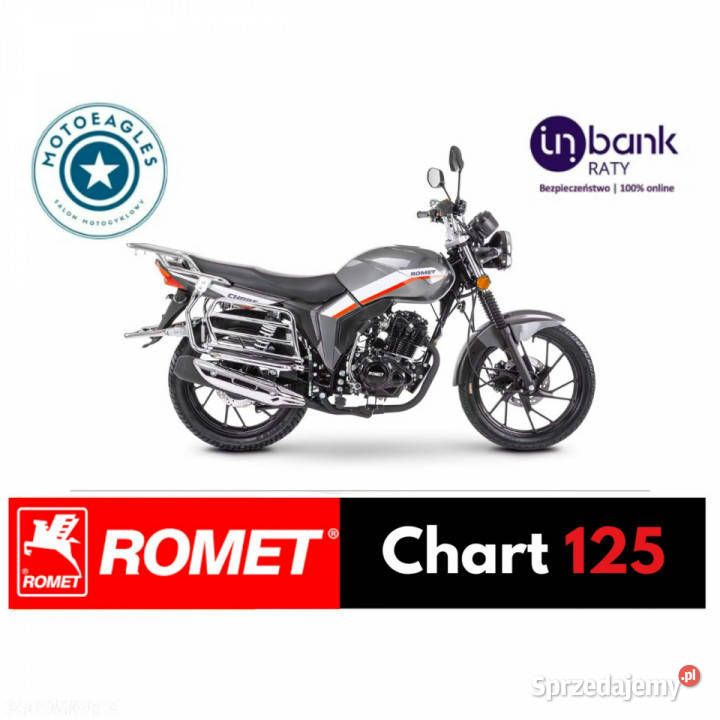 Romet inny ROMET CHART 125 silnik 125ccm Kup na Bicz