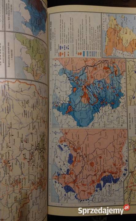 Atlas historyczny Polski pięknie ilustrowany Warszawa