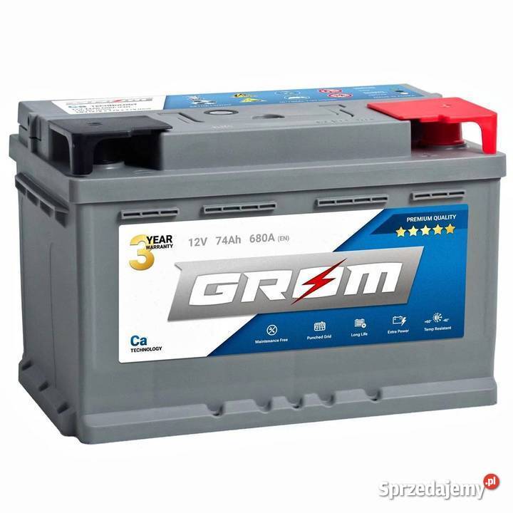 AKUMULATOR GROM 74AH 680A Specpart Szczecin