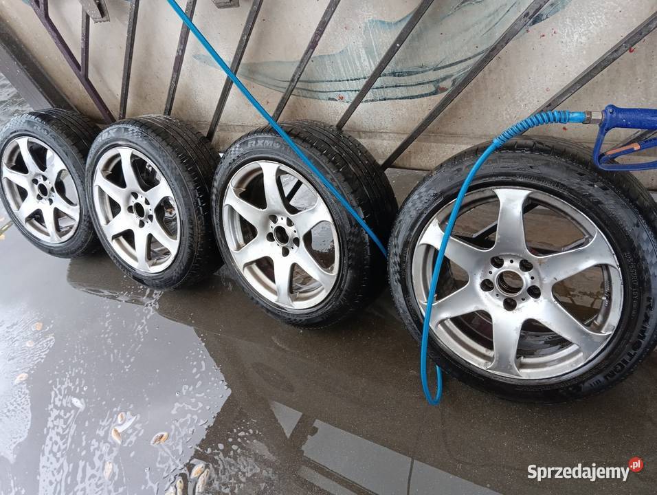 Koła felgi aluminiowe opony letnie 5x112 17 Samochodowe