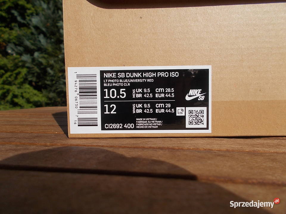 Eur445 US105 Nike SB Dunk High Doraemon wielkopolskie Poznań