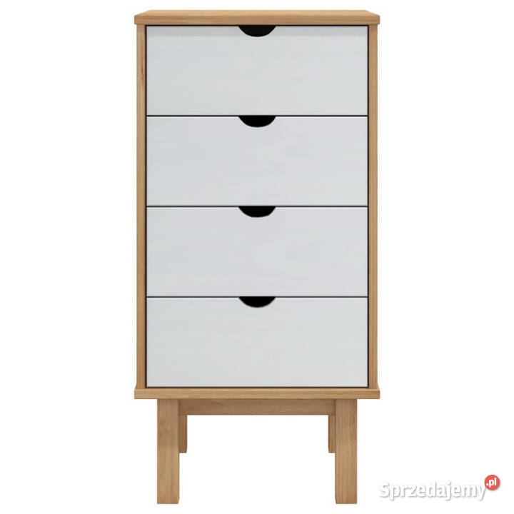 Szafka z szufladami OTTA brązowobiała 45x39x90 mazowieckie Warszawa