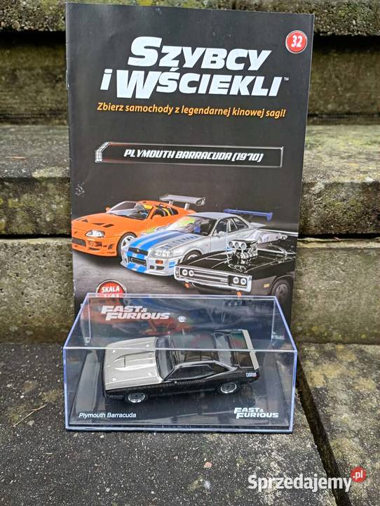 PLYMOUTH BARRACUDA fast furious deagostini 143 mazowieckie Warszawa