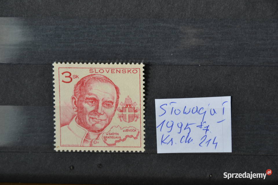 Znaczki Papież Jan Paweł II Słowacja I Ks Sobótka sprzedam
