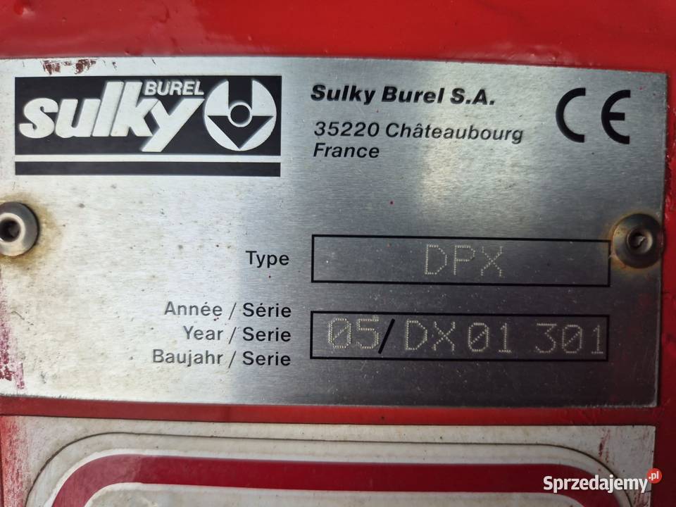 Rozsiewacz nawozów SULKY DPX PRIMA 2100 litrów