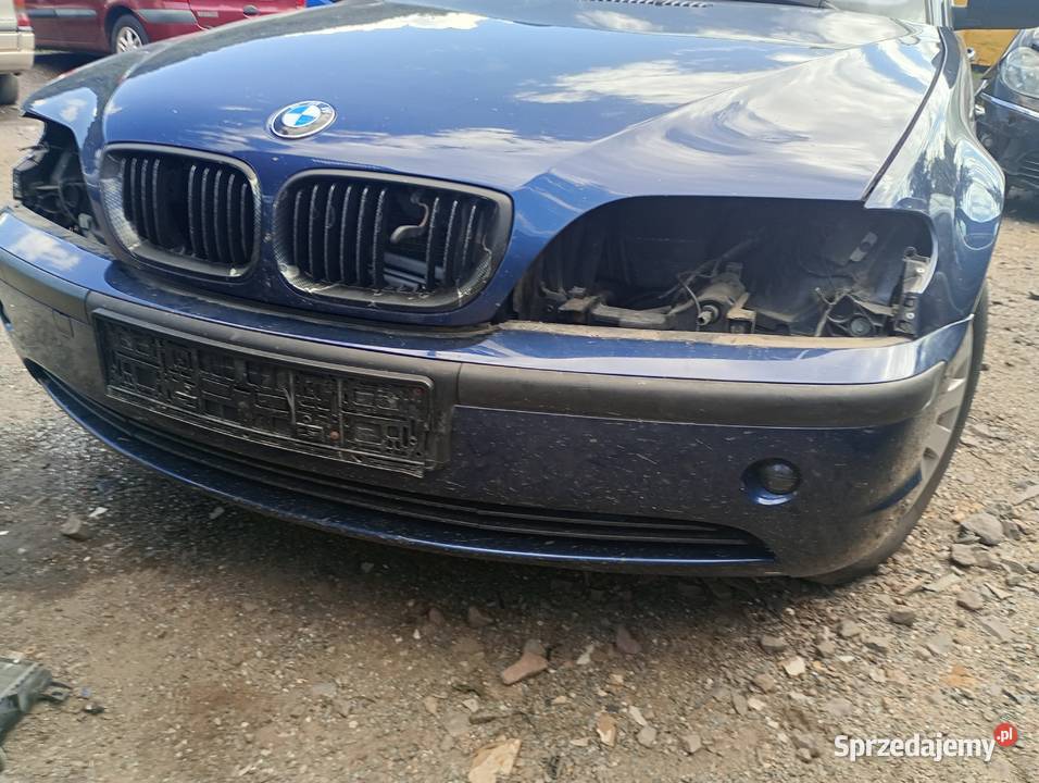 BMW E46 lift 18 N46B16A zderzak przedni części Wałbrzych sprzedam