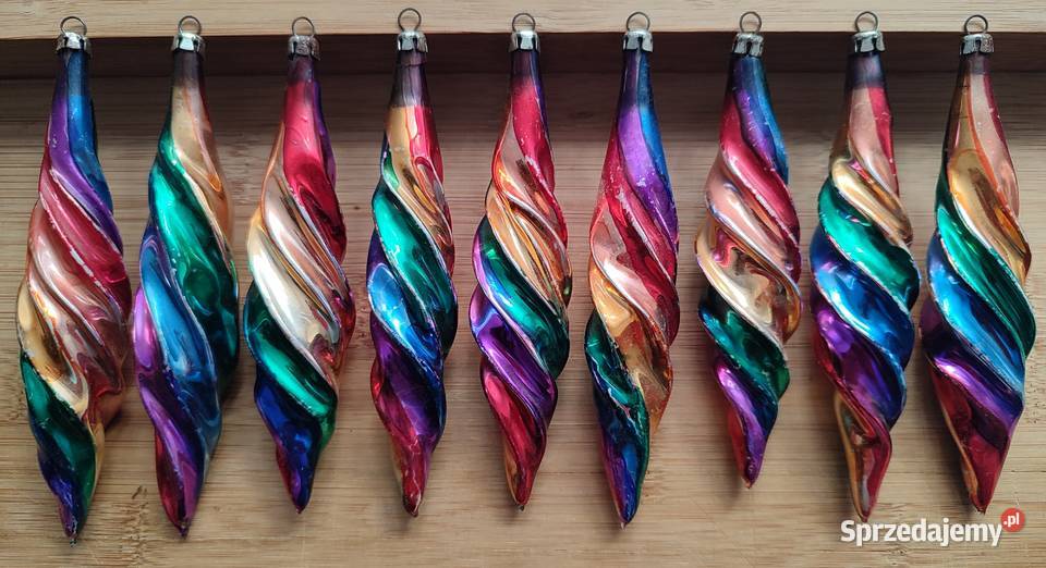 Ozdoby choinkowe PRL 32 sztuki Warszawa