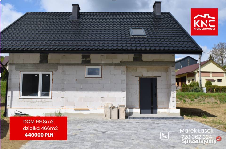 Dom 100m2 Dynówdo wykończenia 99.98m2 Dynów
