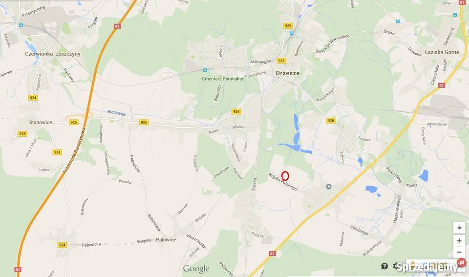 Działka 1000m Orzesze piękna i spokojna okolica śląskie