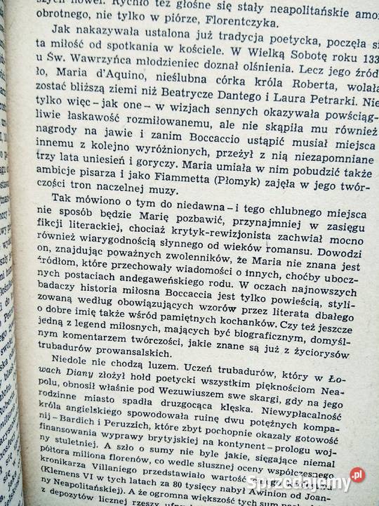 Decameron Boccaccio antykwariat szkolny książki Antykwariat Warszawa