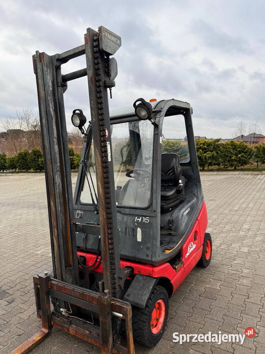 wózek widłowy LINDE H16D03 diesel 380m 2000 Linde Wózki widłowe Działoszyn sprzedam