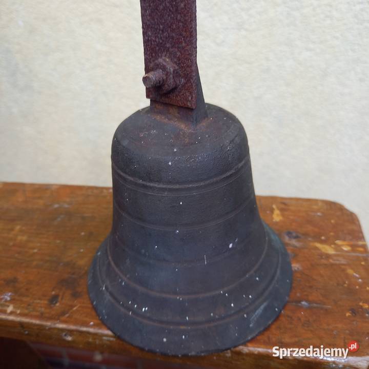 Duży stary dzwonek sklepowy z brązu Warszawa