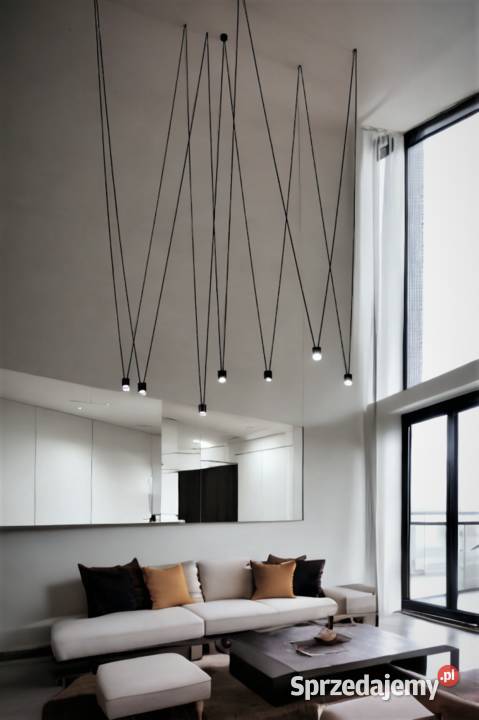 Oświetlenie na antresole designerska długa lampa Rzeszów