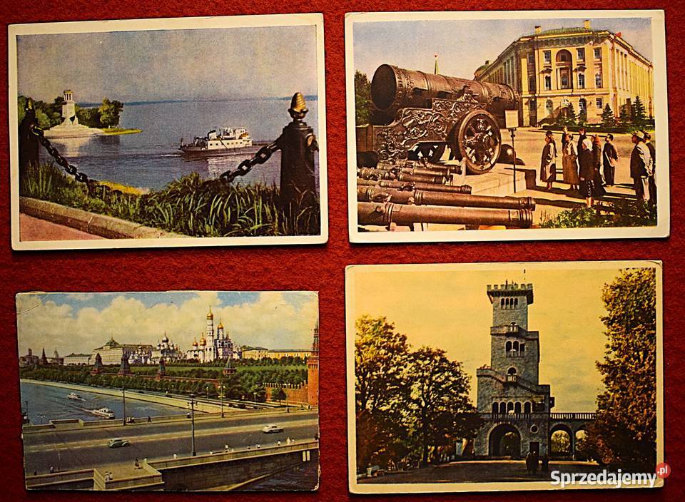 Pocztówki z ZSRR z lat 60 80 tych 23 sztuki