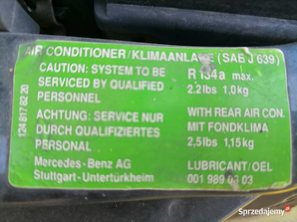 Mercedes w124 Automatyczna Klimatyzacja 250D