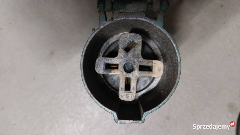 Gniazdo siłowe aluminiowe 4 płaskie bolce 32A Rokity