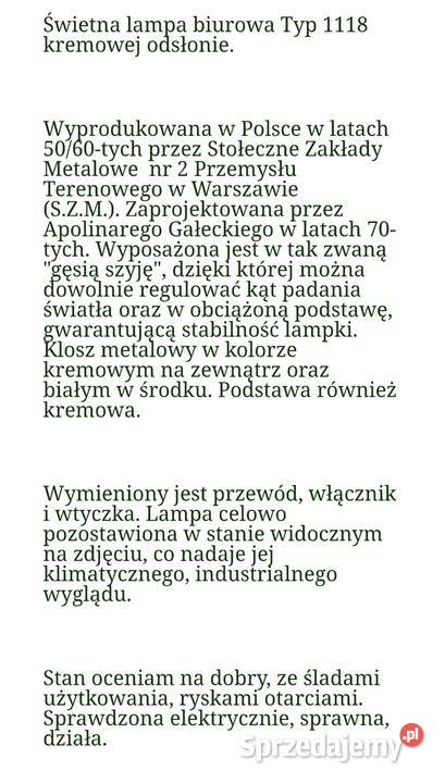 Unikalne Lampki biurowe MEOS Warszawa lata 70 świętokrzyskie Kielce