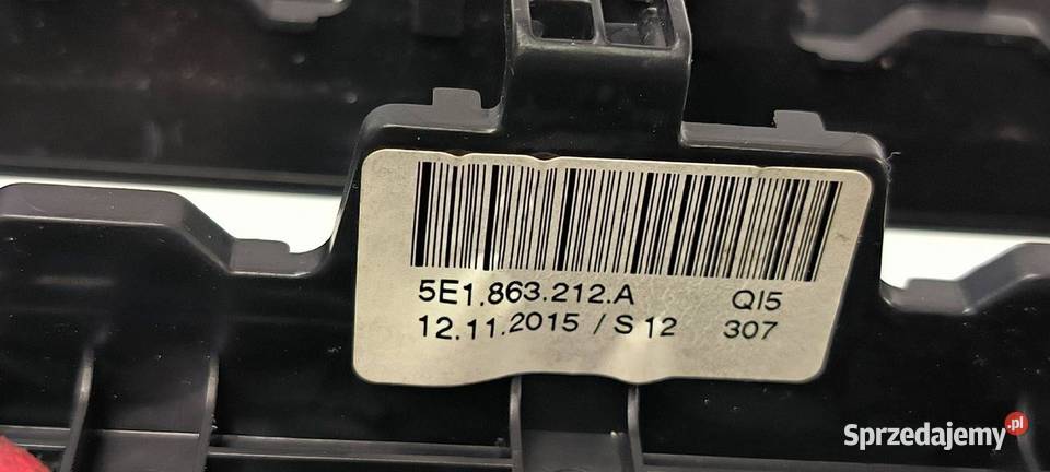 GAŁKA ZMIANY BIEGÓW SKODA OCTAVIA III 5E1863212A Lipno