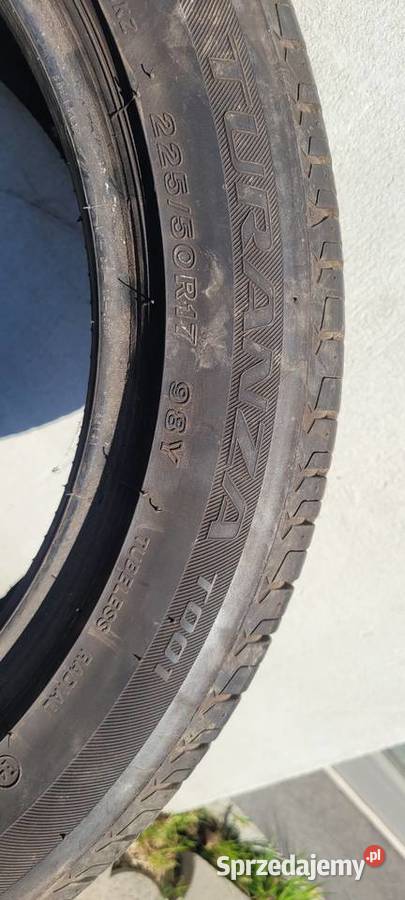 Opony Bridgestone Turonza 22550R17 4 nowe 17cale Kraków