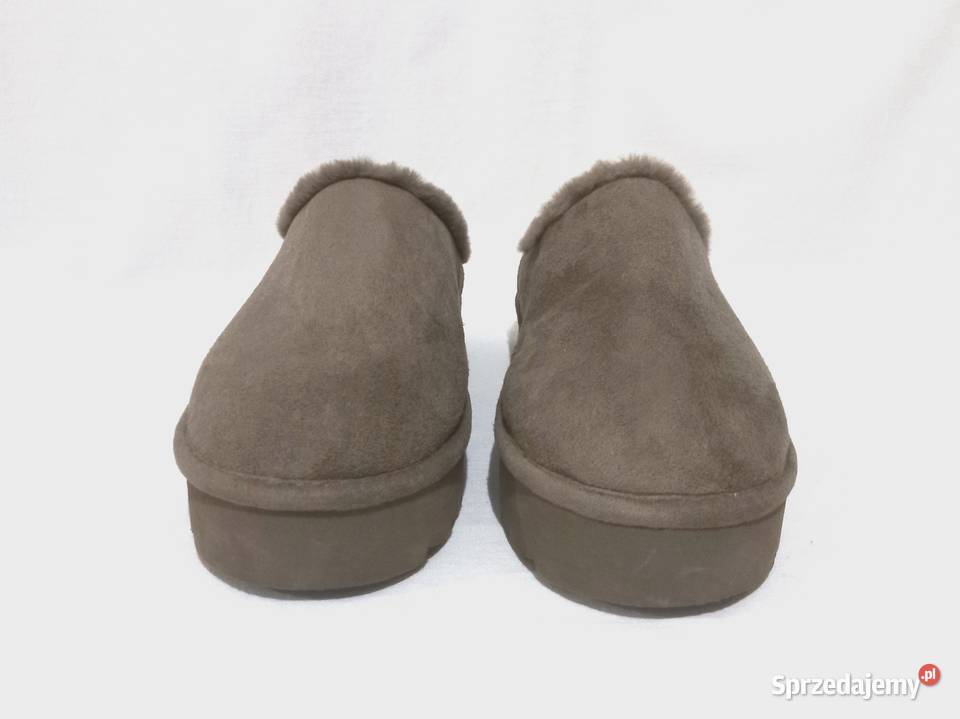 Buty damskie Kapcie brązowe Platforma r 3940 tkanina Sandały i klapki Białystok