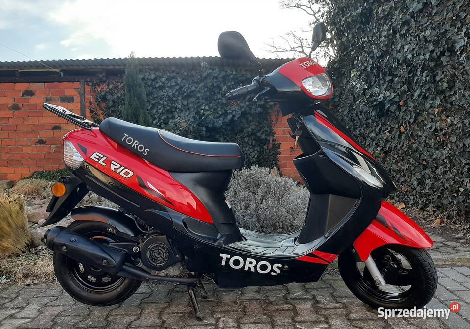 Zadbany skuter Toros El Rio 50 4t 2016r 2wł 3498 Zipp Tuczno
