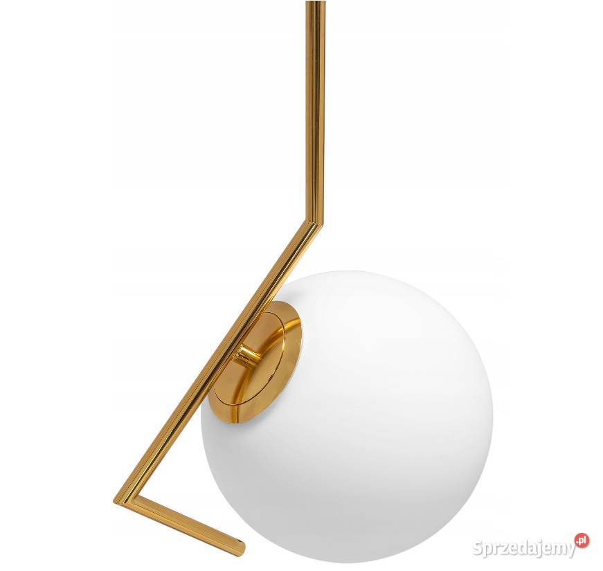 LAMPA SUFITOWA WISZĄCA NOWOCZESNA ZŁOTA SZKLANA sprzedam