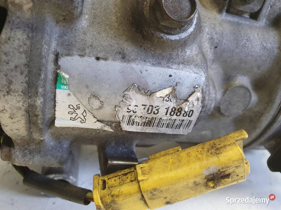 SPRĘŻARKA KLIMATYZACJI Peugeot 207 14 16V VTi lubelskie Chełm sprzedam
