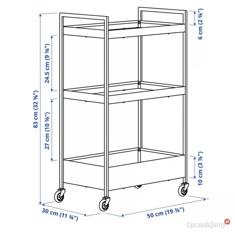 Sprzedam wózek Ikea NISSAFORS Kraków