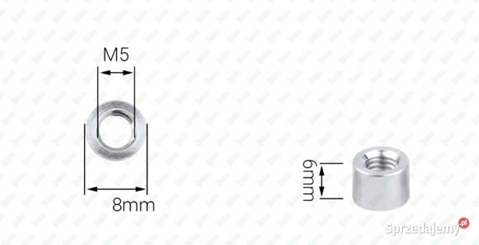 M5X6 ALUMINIOWA TULEJKA DYSTANSOWA GWINTOWANA Warszawa