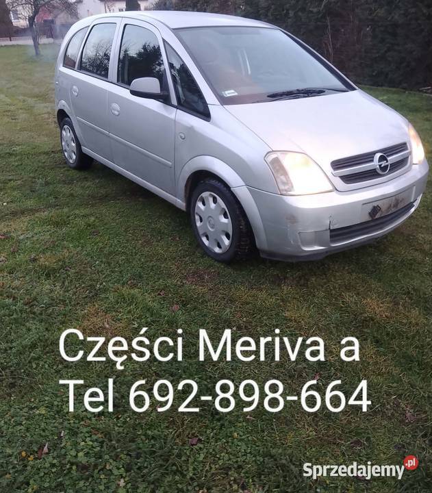 Opel Meriva części kod lakieru Z168 Z163z157