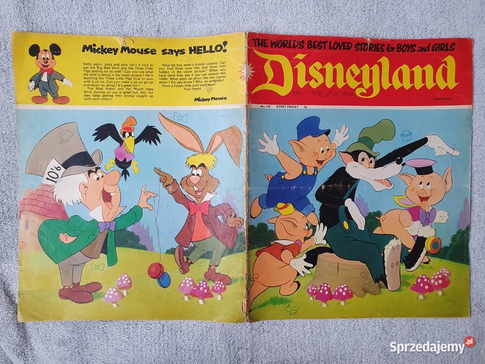 Disneyland komiks z 1973 roku Disney jęz Rok wydania 1973 Gdynia