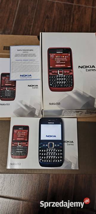NOKIA E63 rzadki oryginalny telefon niebieski Gliwice