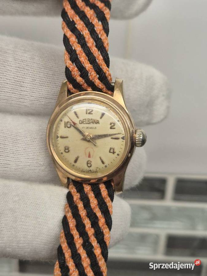 Damski zegarek vintage Delbana Chorzów