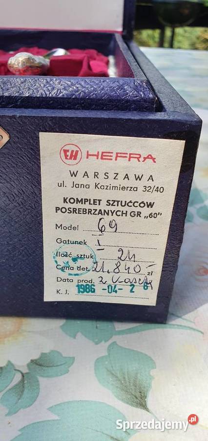 Sztućce Porcelanowa rączki Warszawa