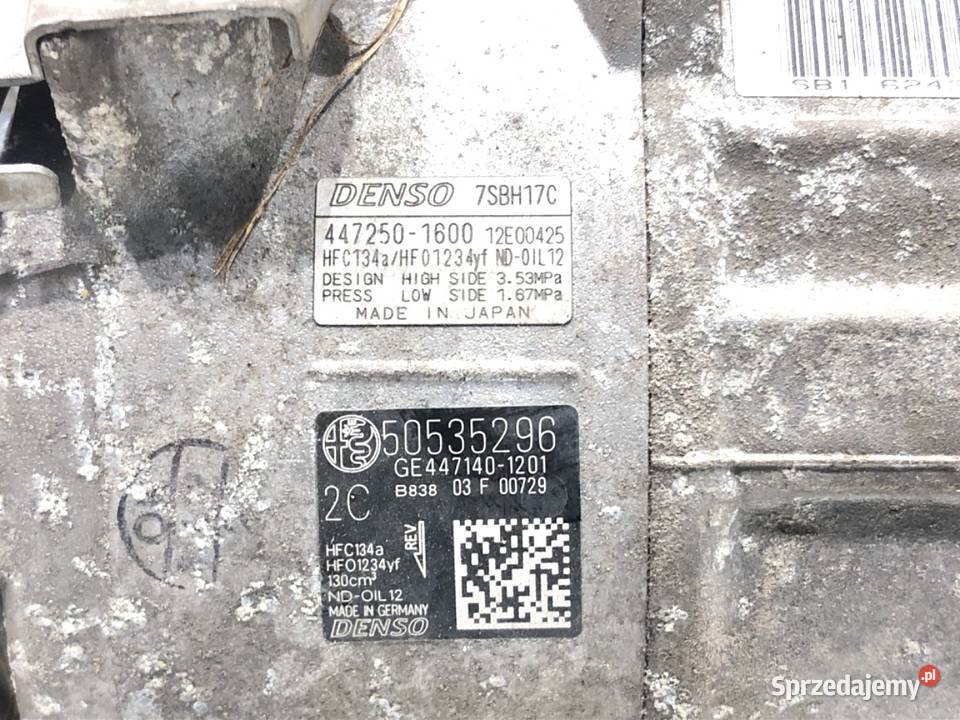 SPRĘŻARKA KLIMATYZACJI ALFA STELVIO 50535296 20