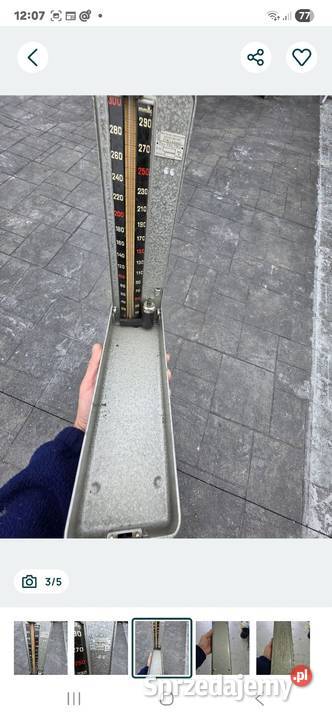 Stary ciśnieniomierz rtęciowy PRLTH2 Bytom Sandomierz