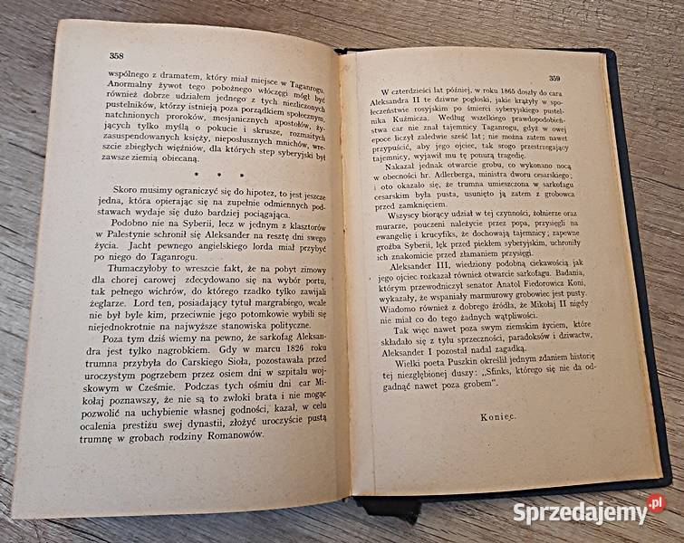 Aleksander I dziwny car Maurice Paleologue Antykwariat