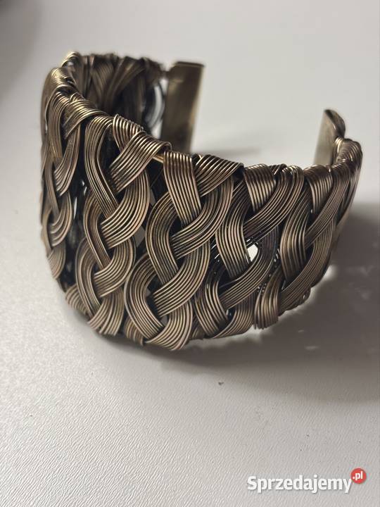 Bransoletka pleciona mosiądz Bydgoszcz