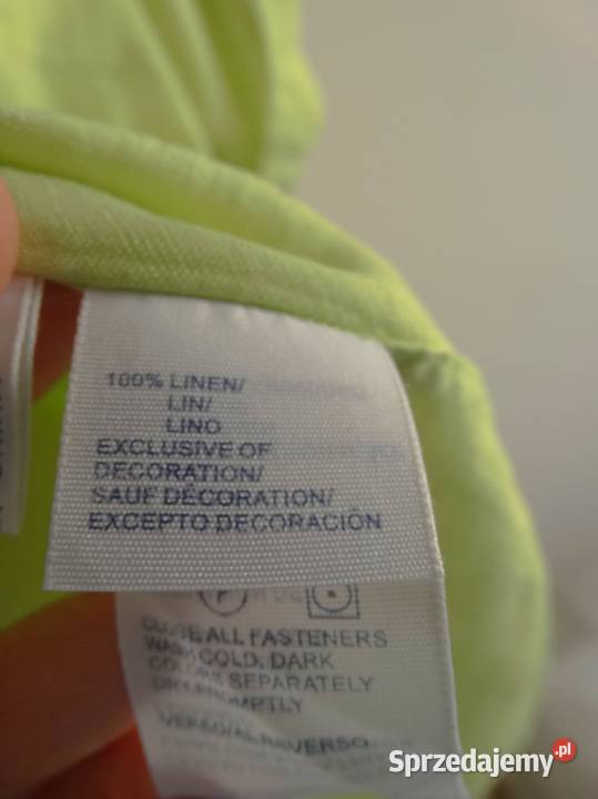 Koszula Tommy Hilfiger Lniana 100 Len Modny Łomża