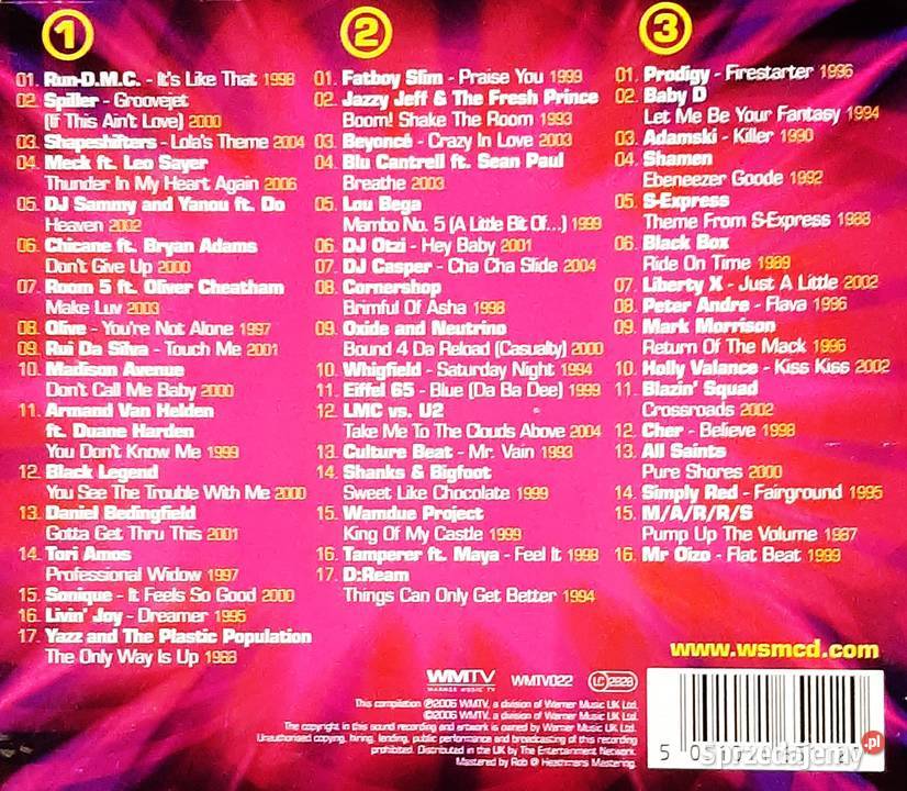 Album 3 CD Number One Dance Anthems Disco Chorzów sprzedam