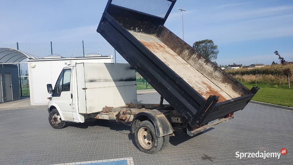 Ford Transit 24D wywrotka 2004r wywrot kiper nieuszkodzony łódzkie Złoczew