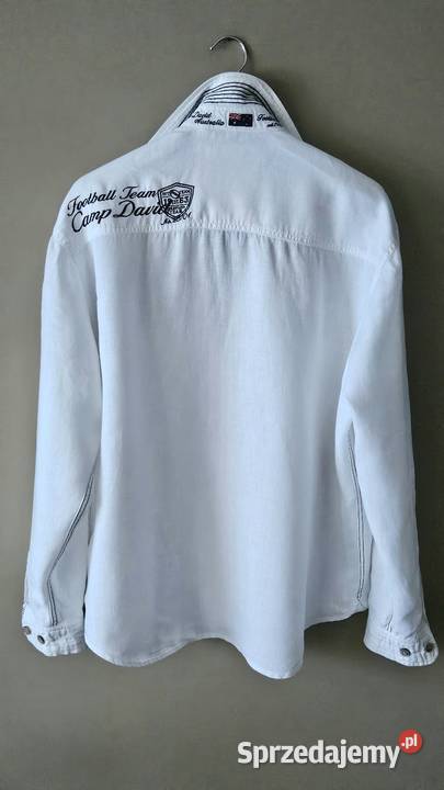 Camp David koszula 100 len rozmiar XL regular biały Lublin